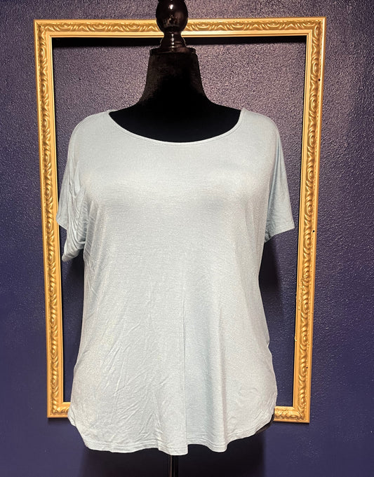 Casual Slate Blue Tee