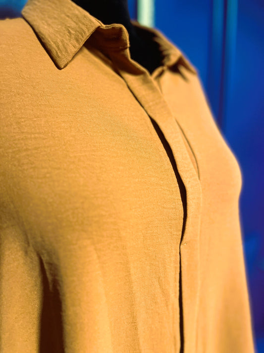 Umgee Rust Button Down Blouse