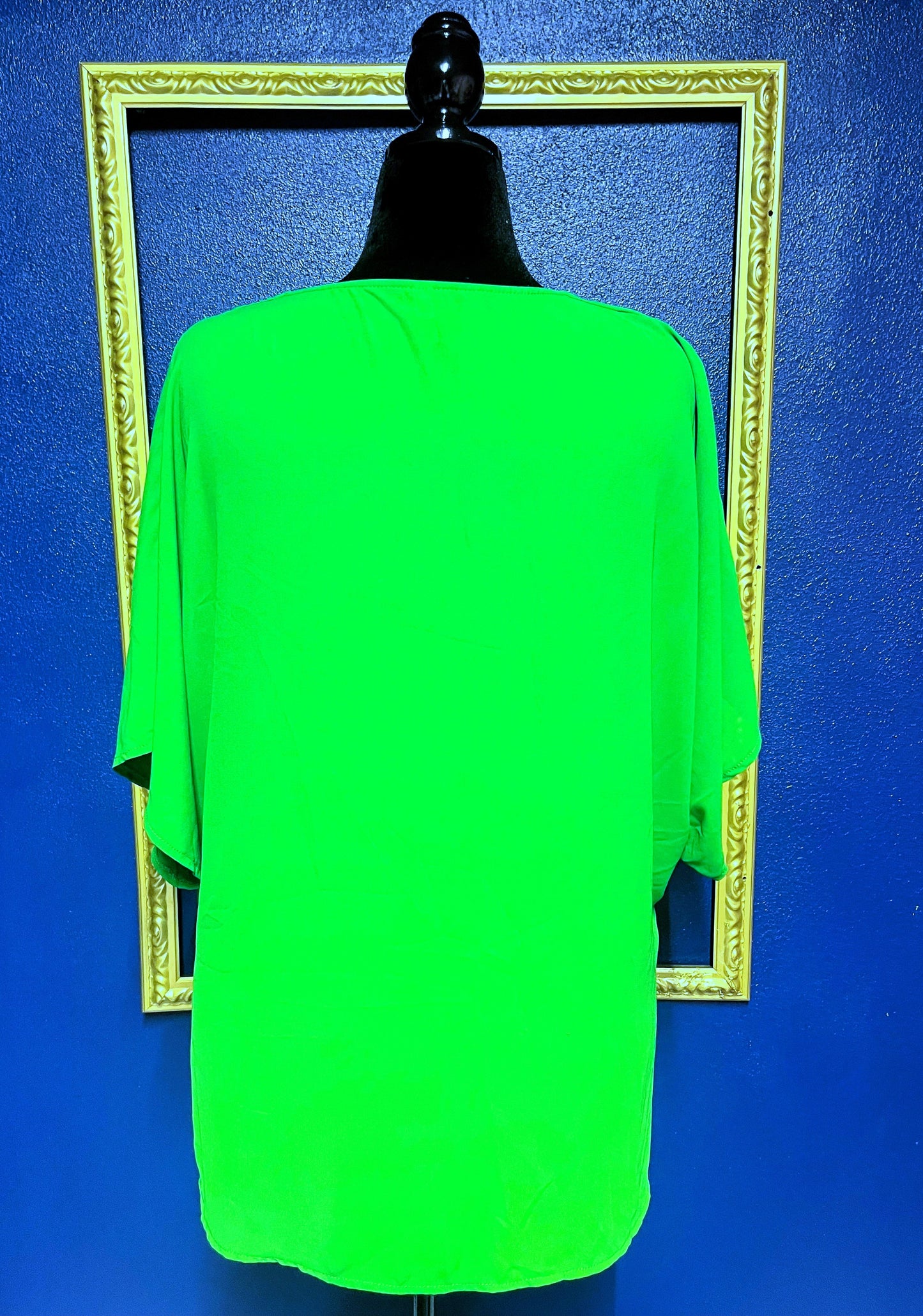 Glam Kelly Green Blouse