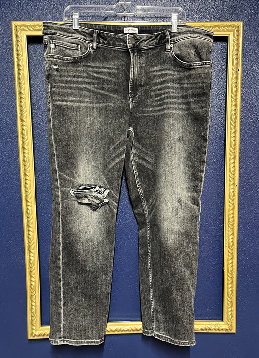 Dear John Gray Distressed Jeans