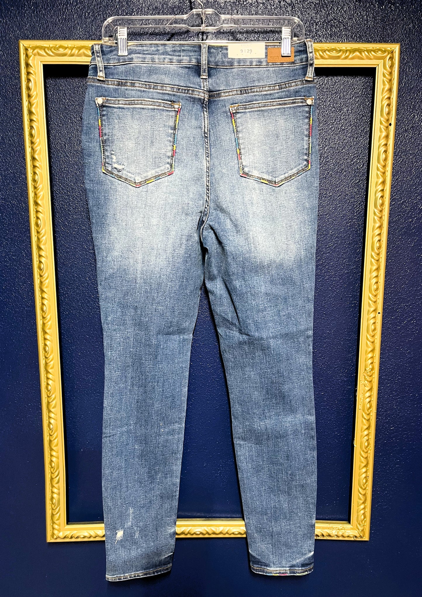 Judy Blue High Waist Jeans with Embroidered Pockets